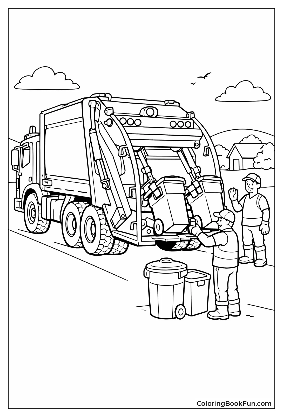 McNeilus Garbage Truck