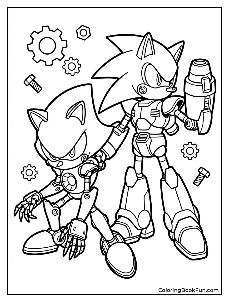 Mecha and Metal Sonic