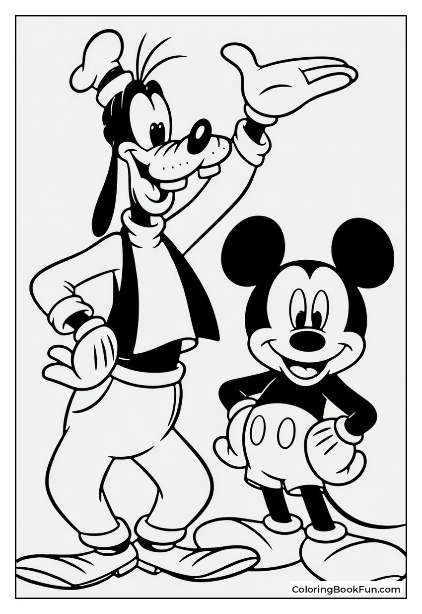 Mickey and Goofy