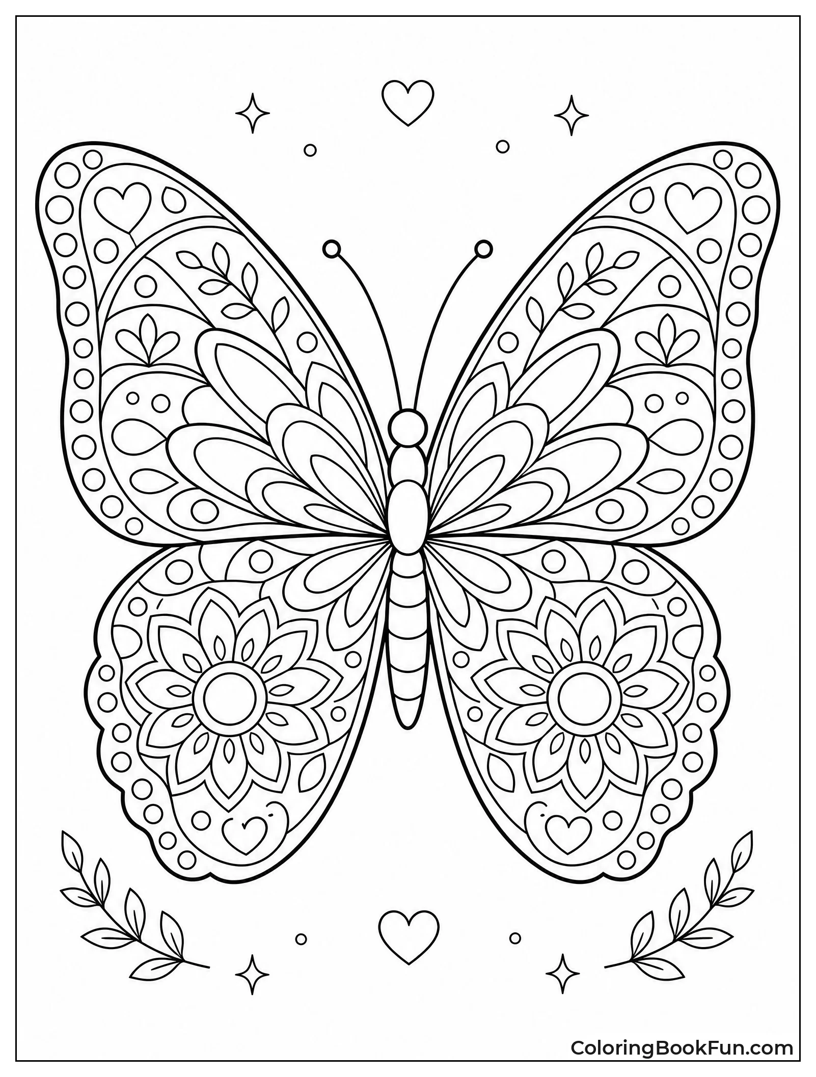 Symmetrical Wings of a Monarch