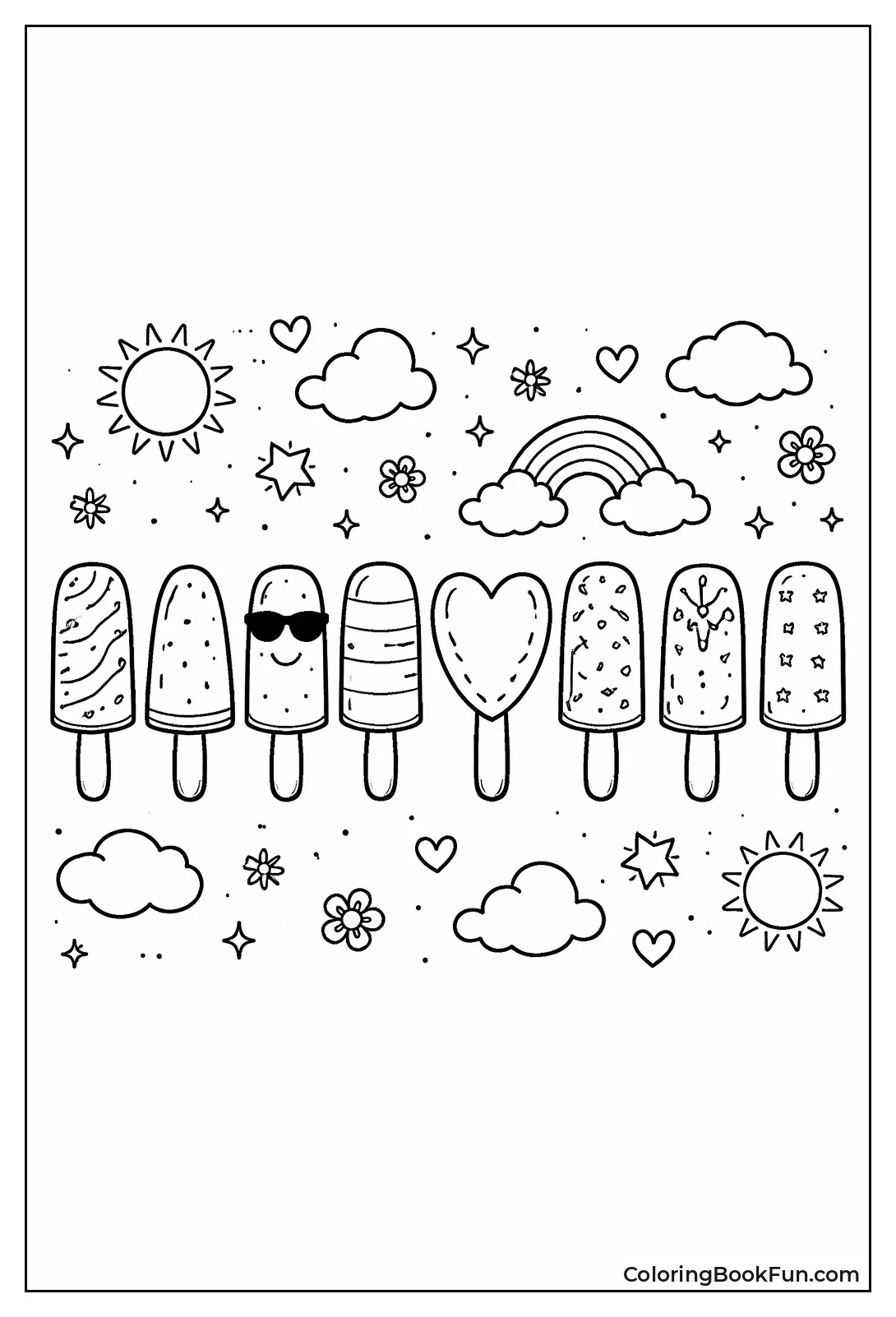 Mini Popsicle Row