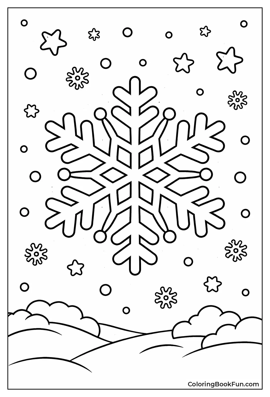 Minimalist Snowflake