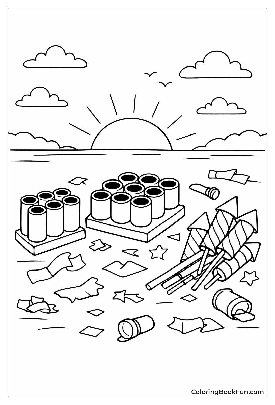 Morning After Fireworks