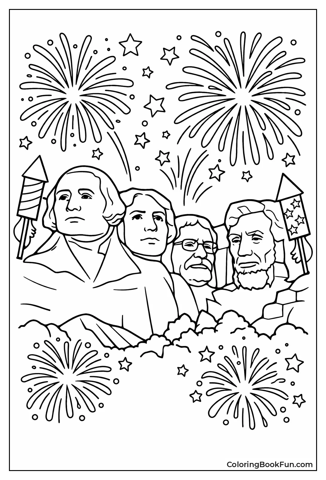 Mount Rushmore Fireworks