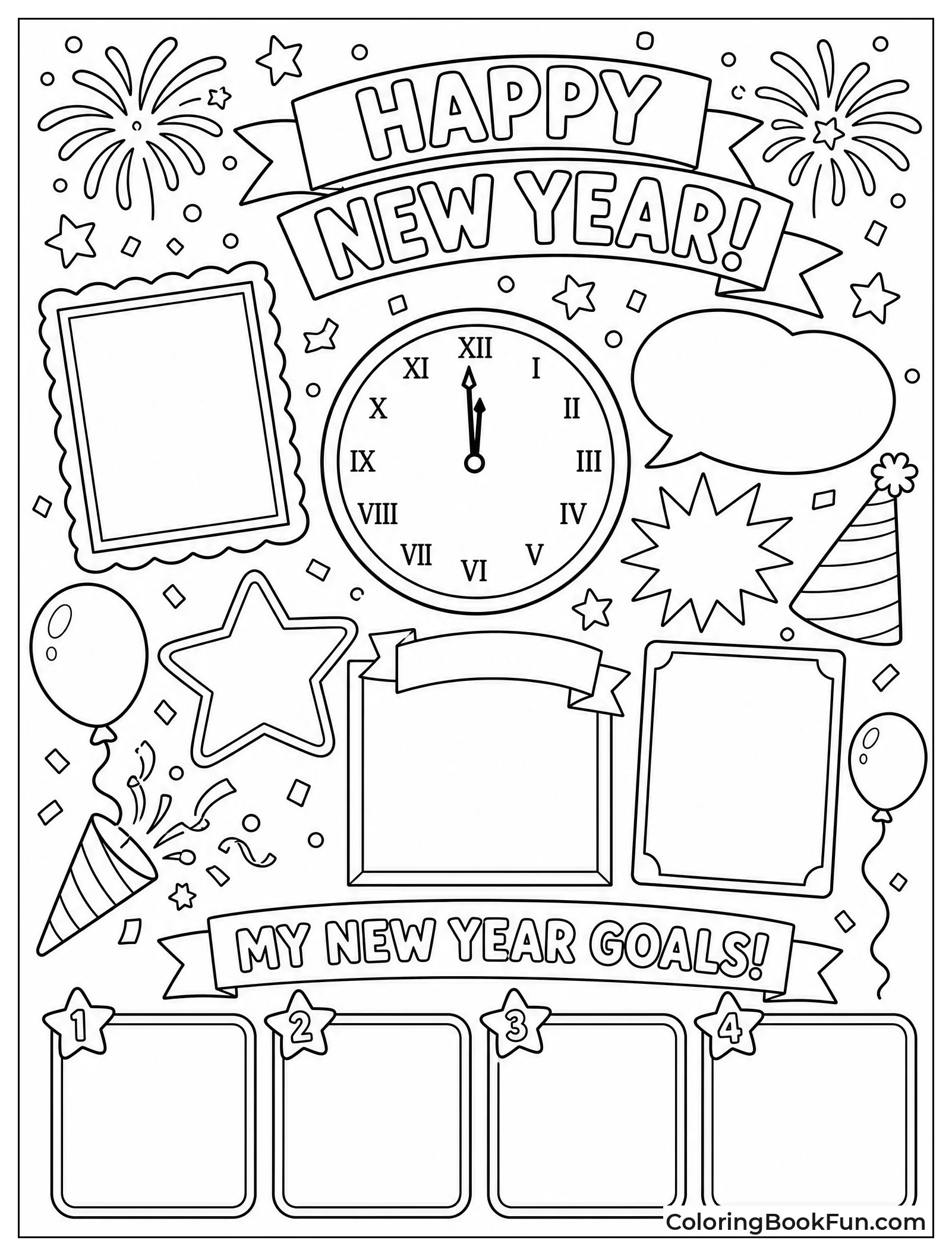 Kids Drawing Goals in Empty Frames