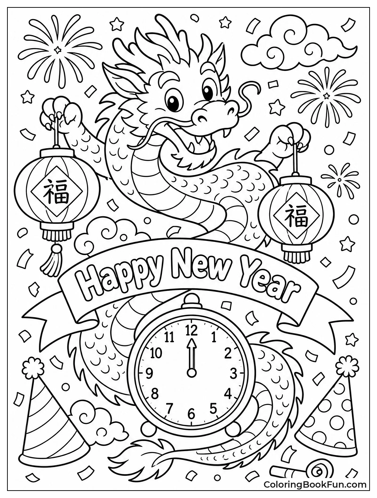 Dragon Winding Through Lunar New Year