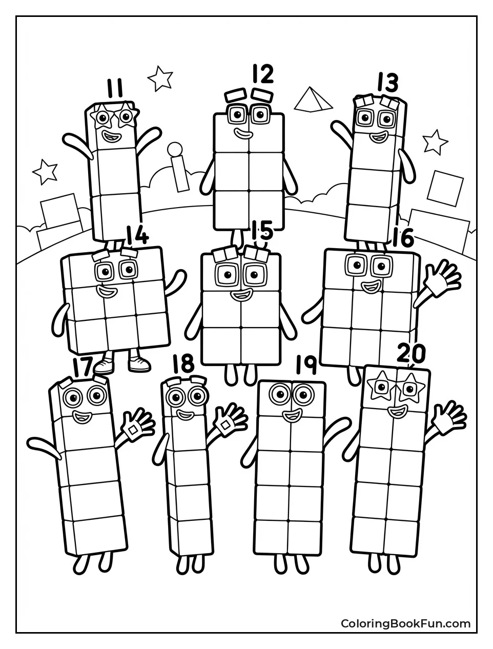 Teen Numbers 11 20