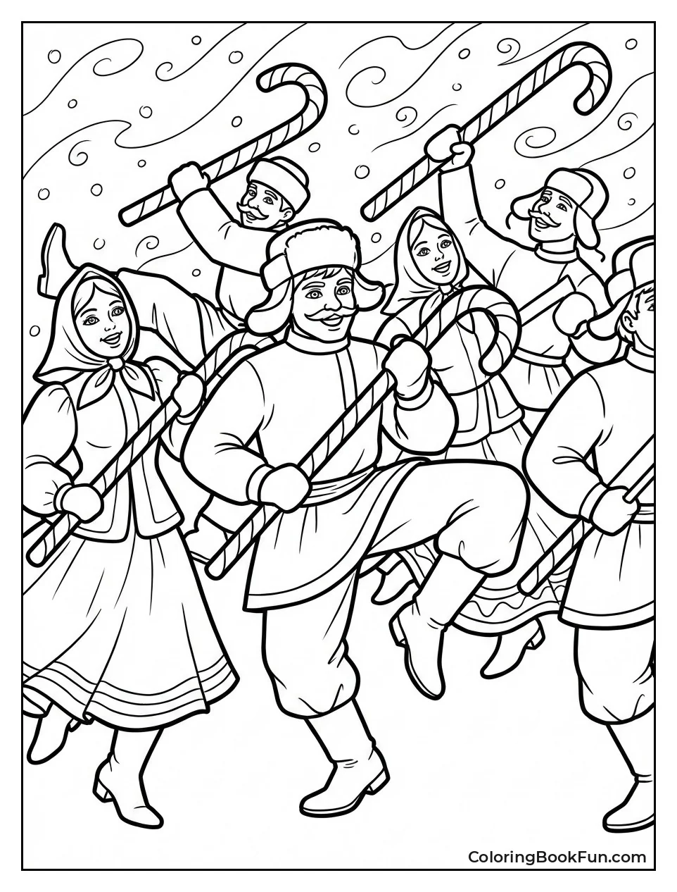 Russian Candy Cane Trot