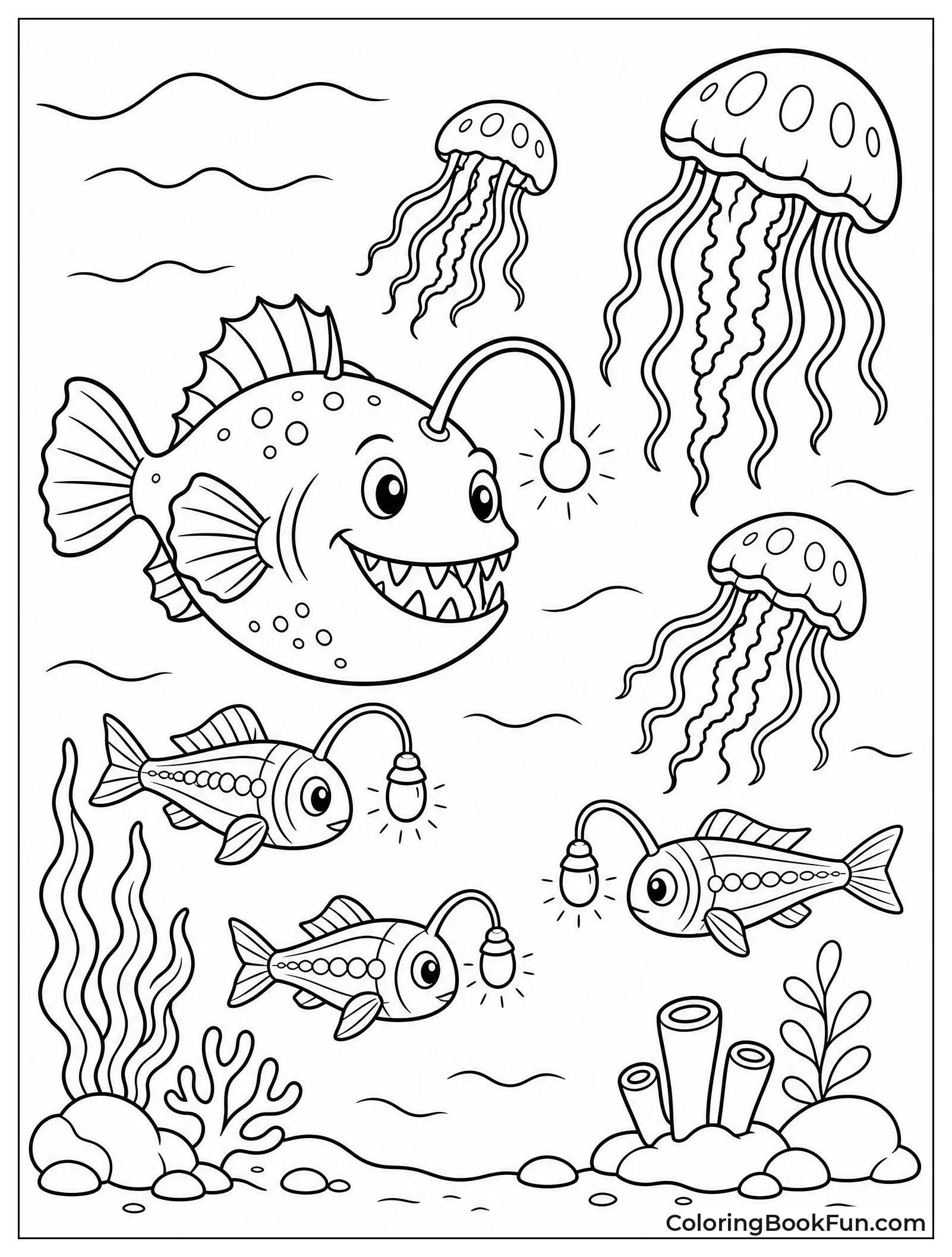 Glowing Fish Light the Deep
