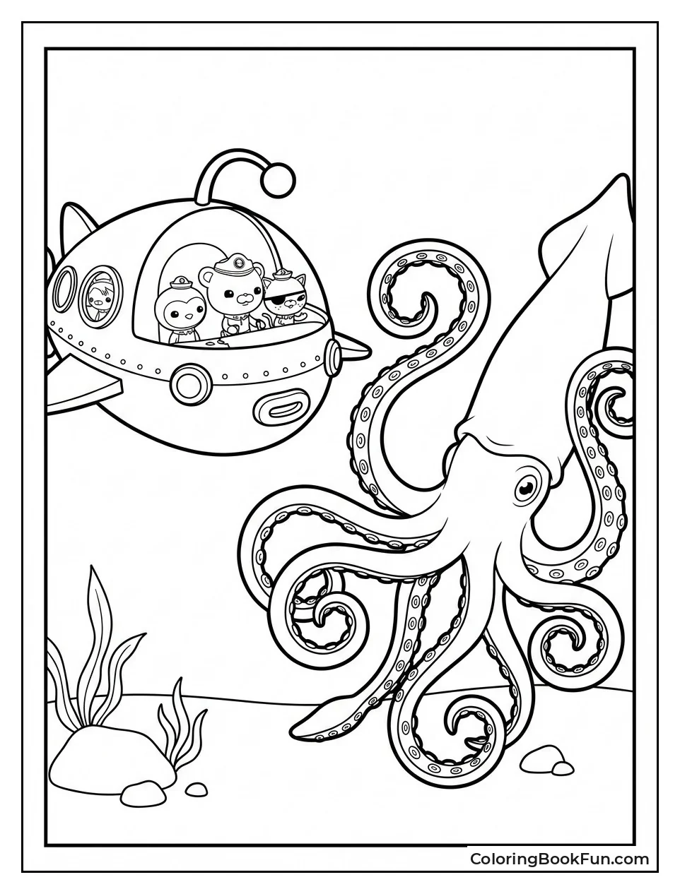 Giant Squid Encounter