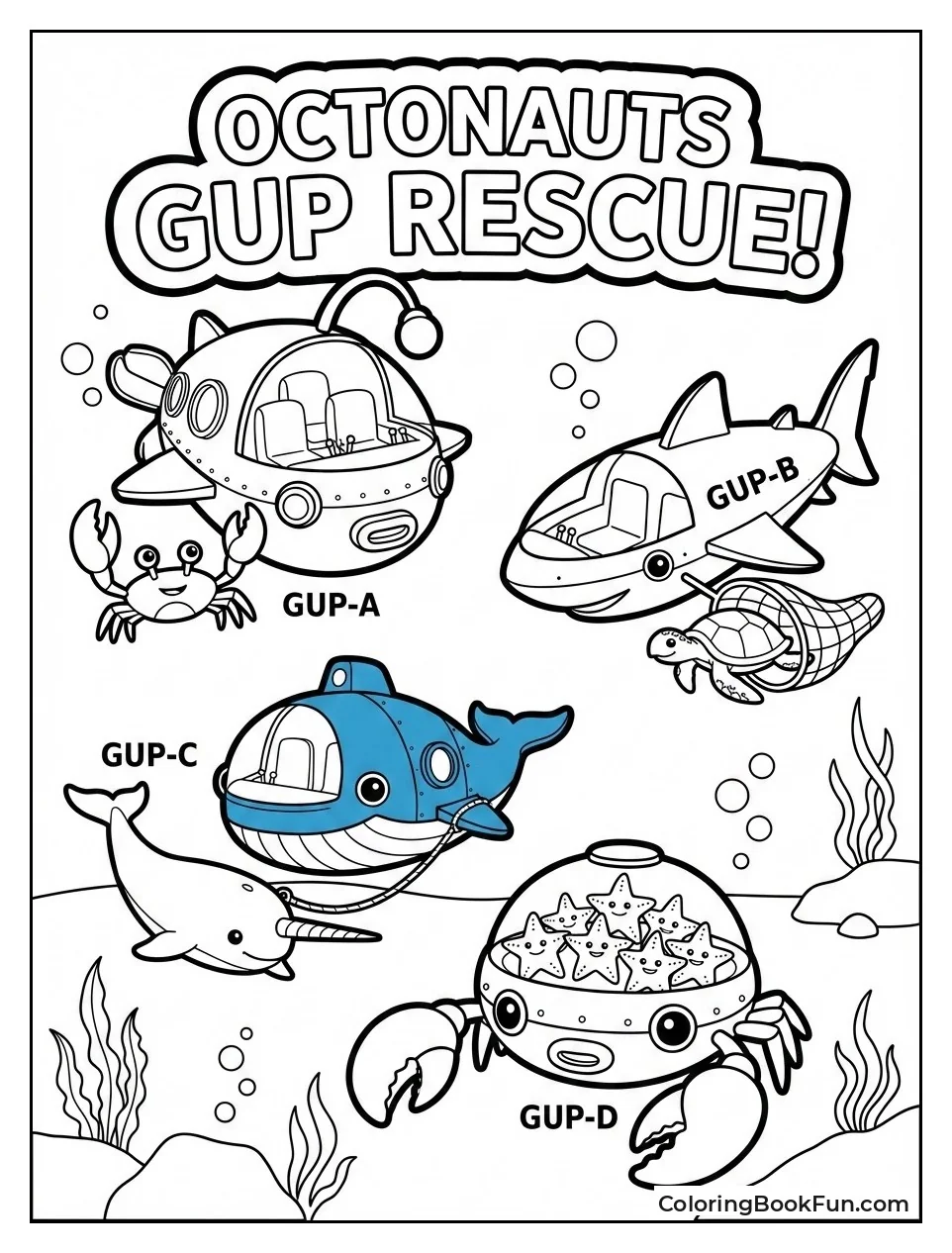 Octonauts GUP Vehicles