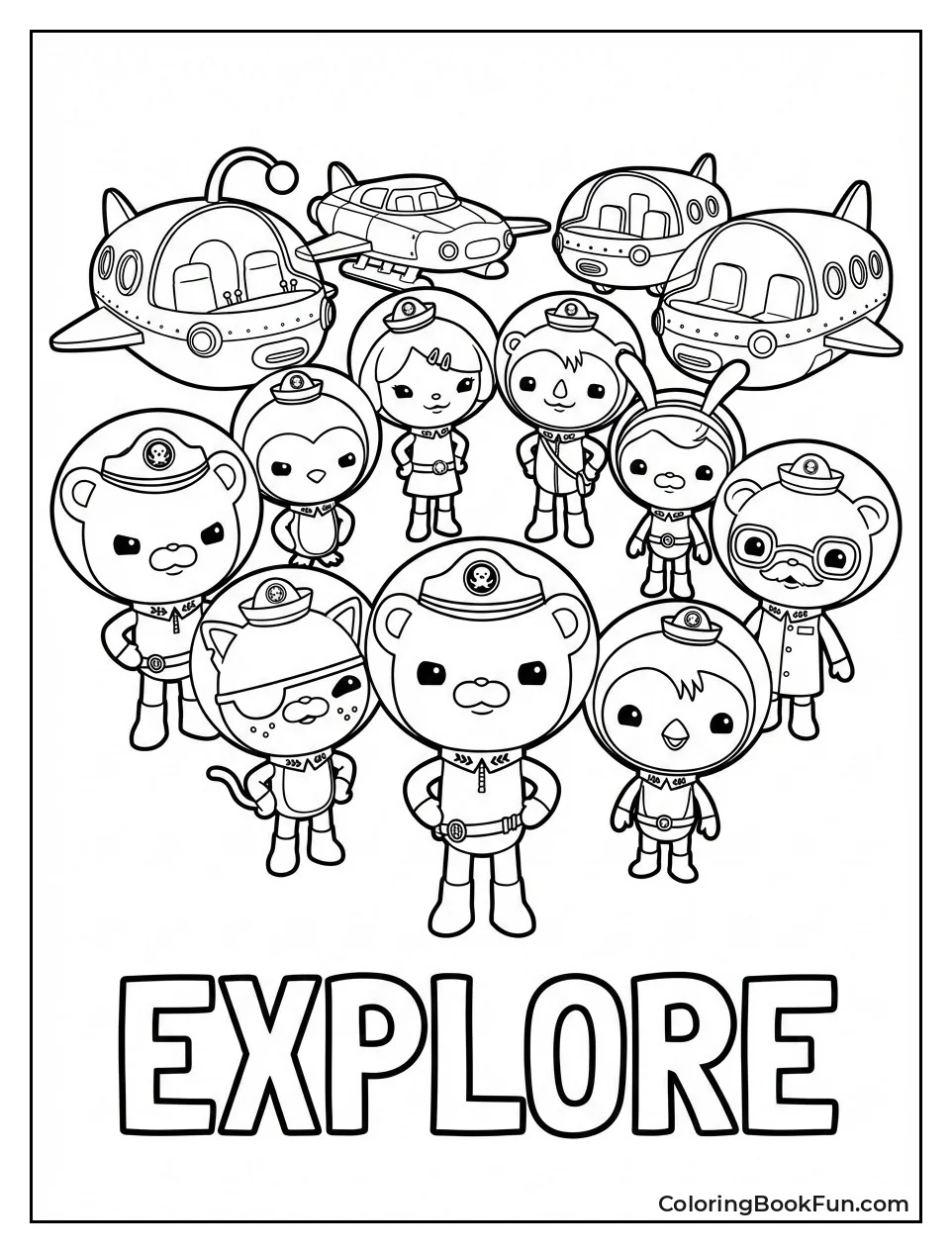 Octonauts Team Huddle