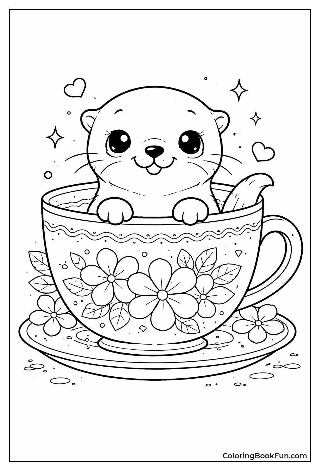 Otter in a Teacup
