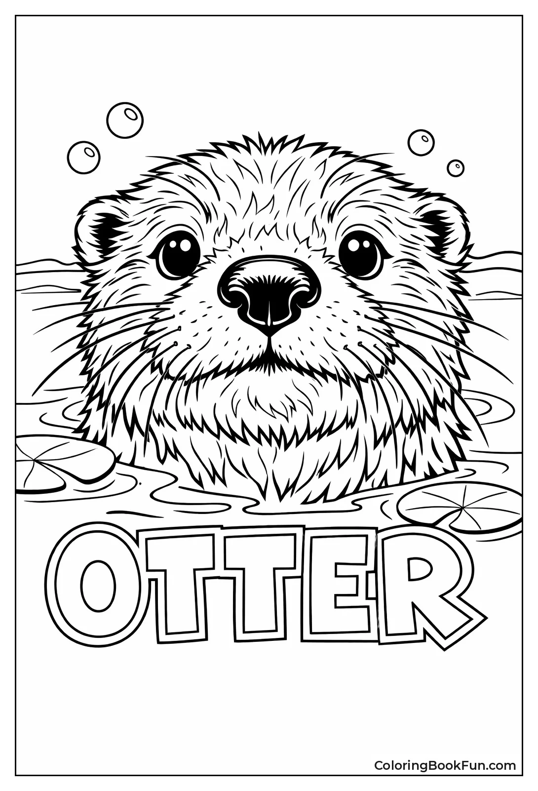 Otter Portrait Study
