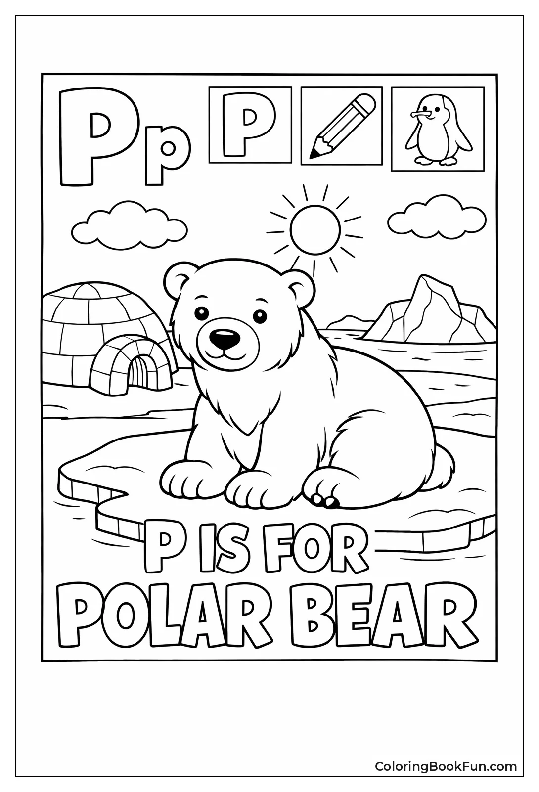 P For Polar Bear
