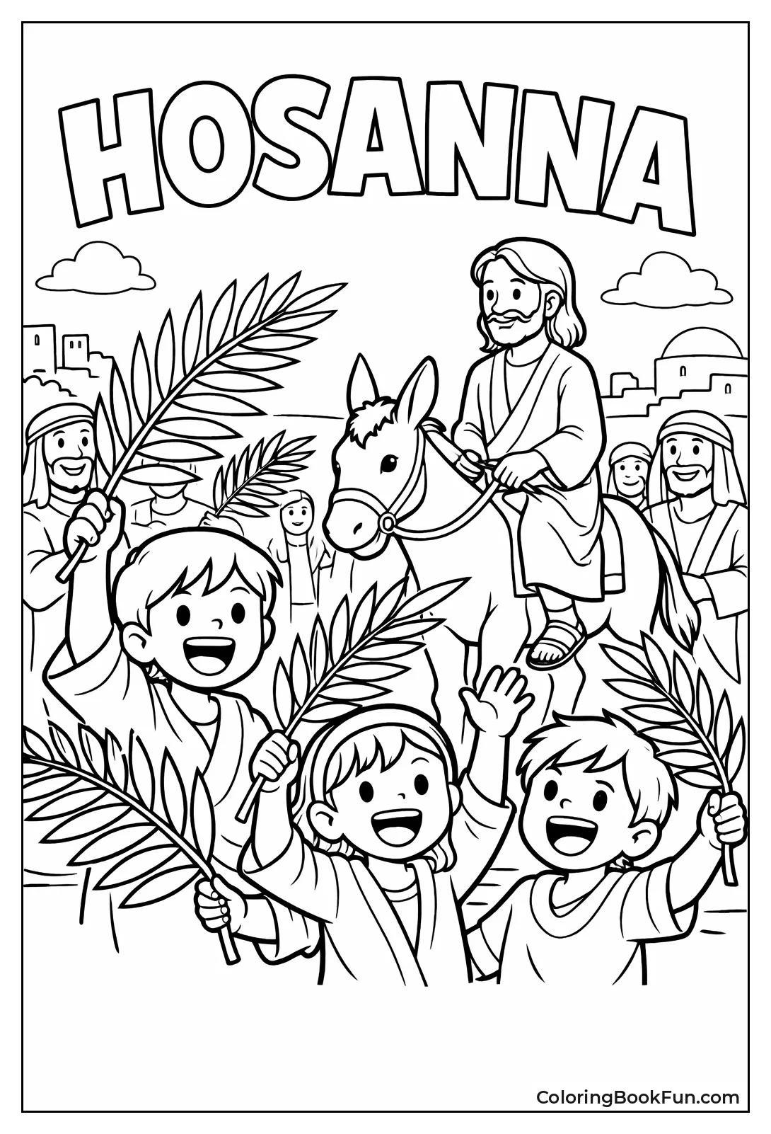 Children Shouting Hosanna