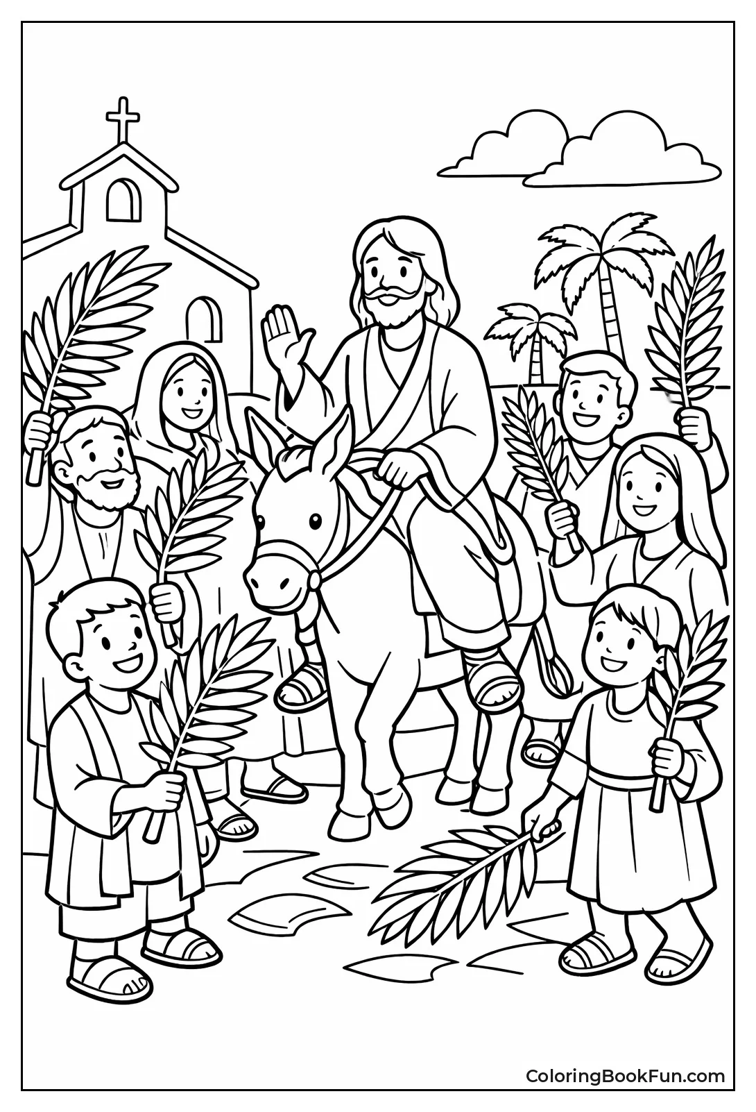 Church Procession Palms