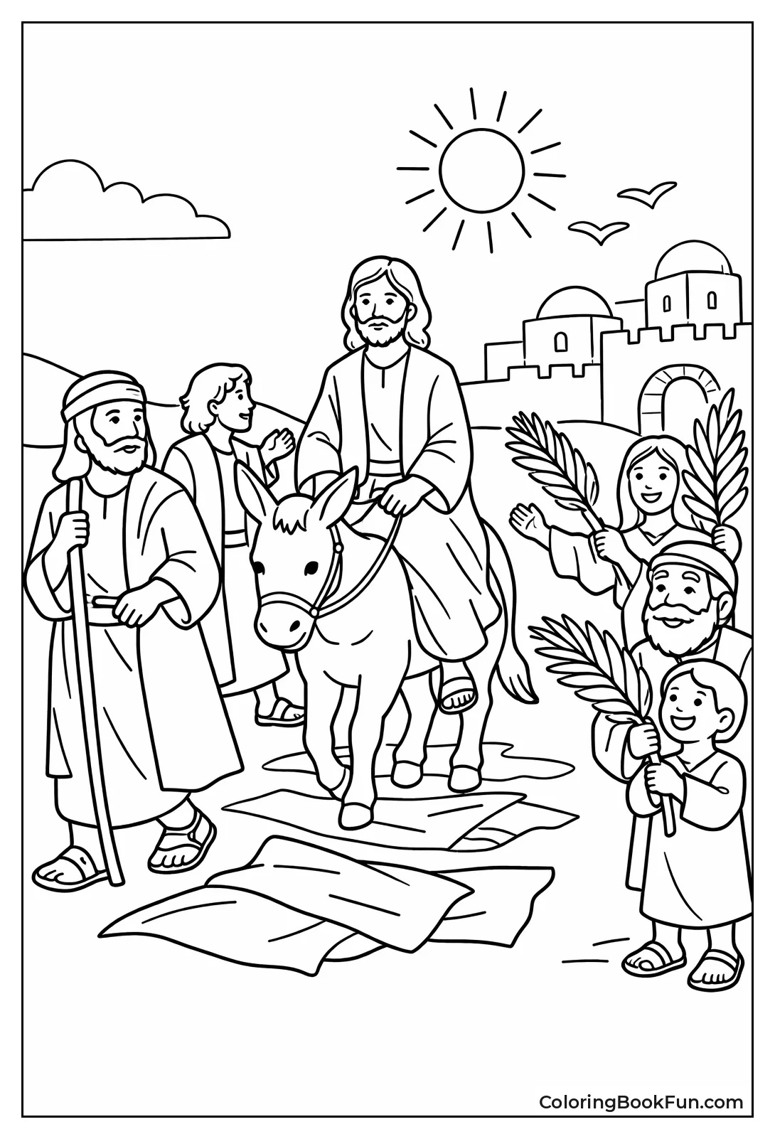 Disciples Leading the Donkey