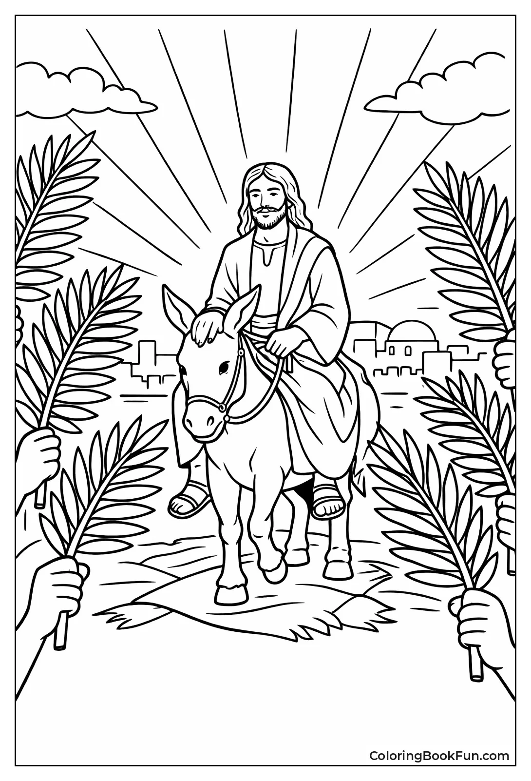 Hands Raised in Worship