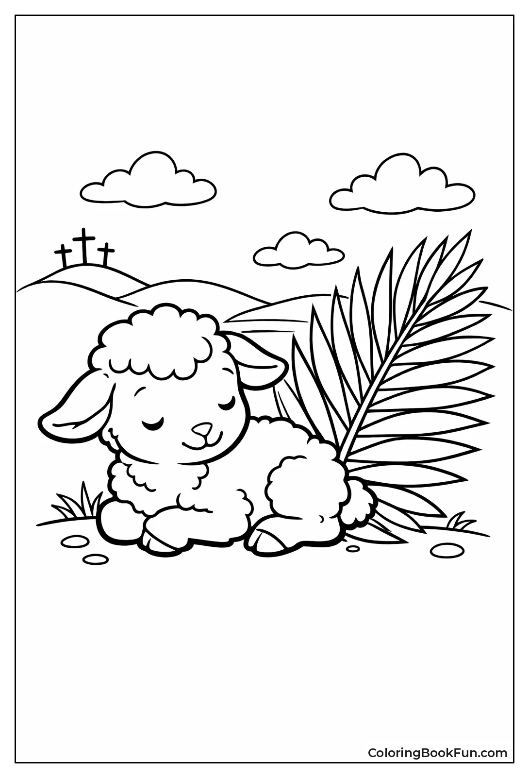 Lamb and Palm Branch