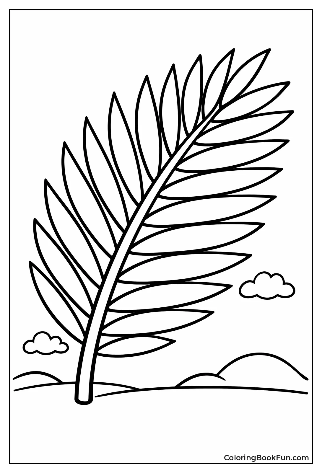 Simple Palm Frond