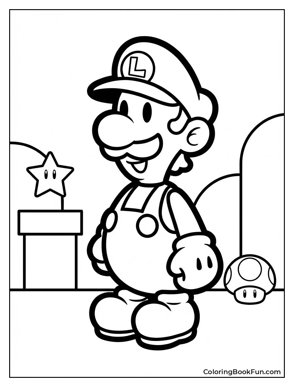 Paper Mario Luigi