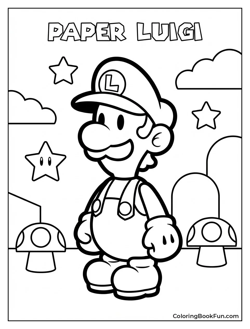 Paper Style Luigi