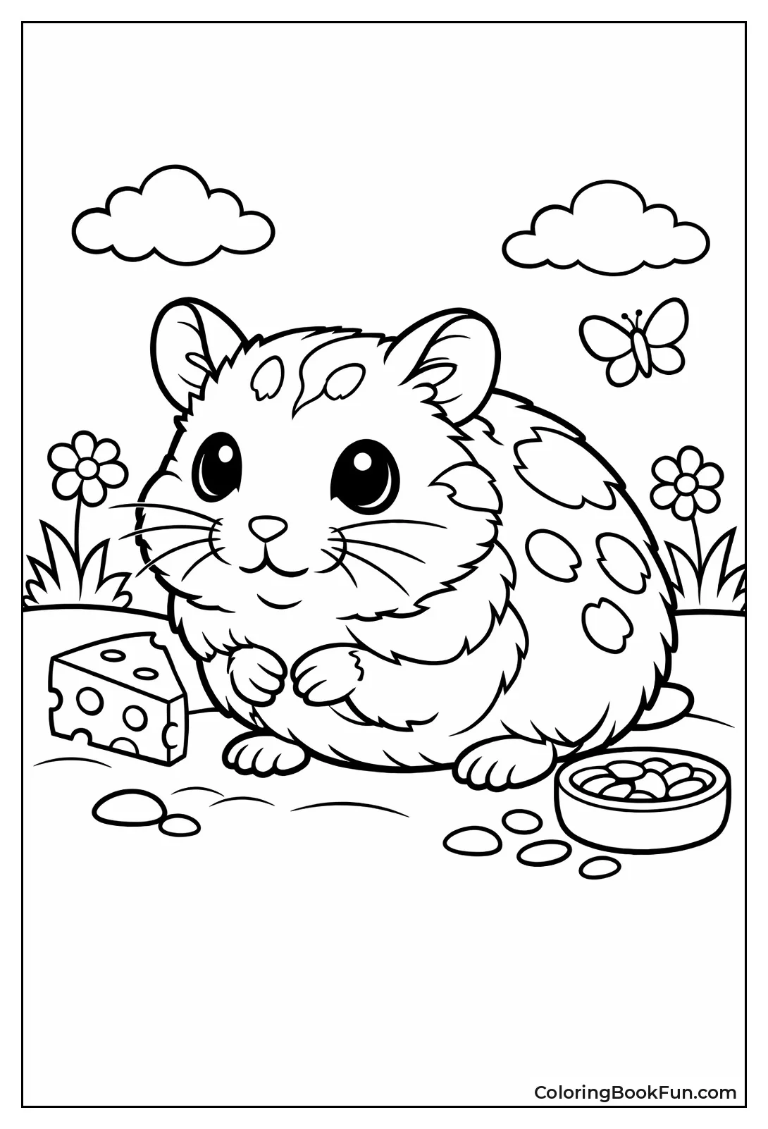 Patterned Dwarf Hamster