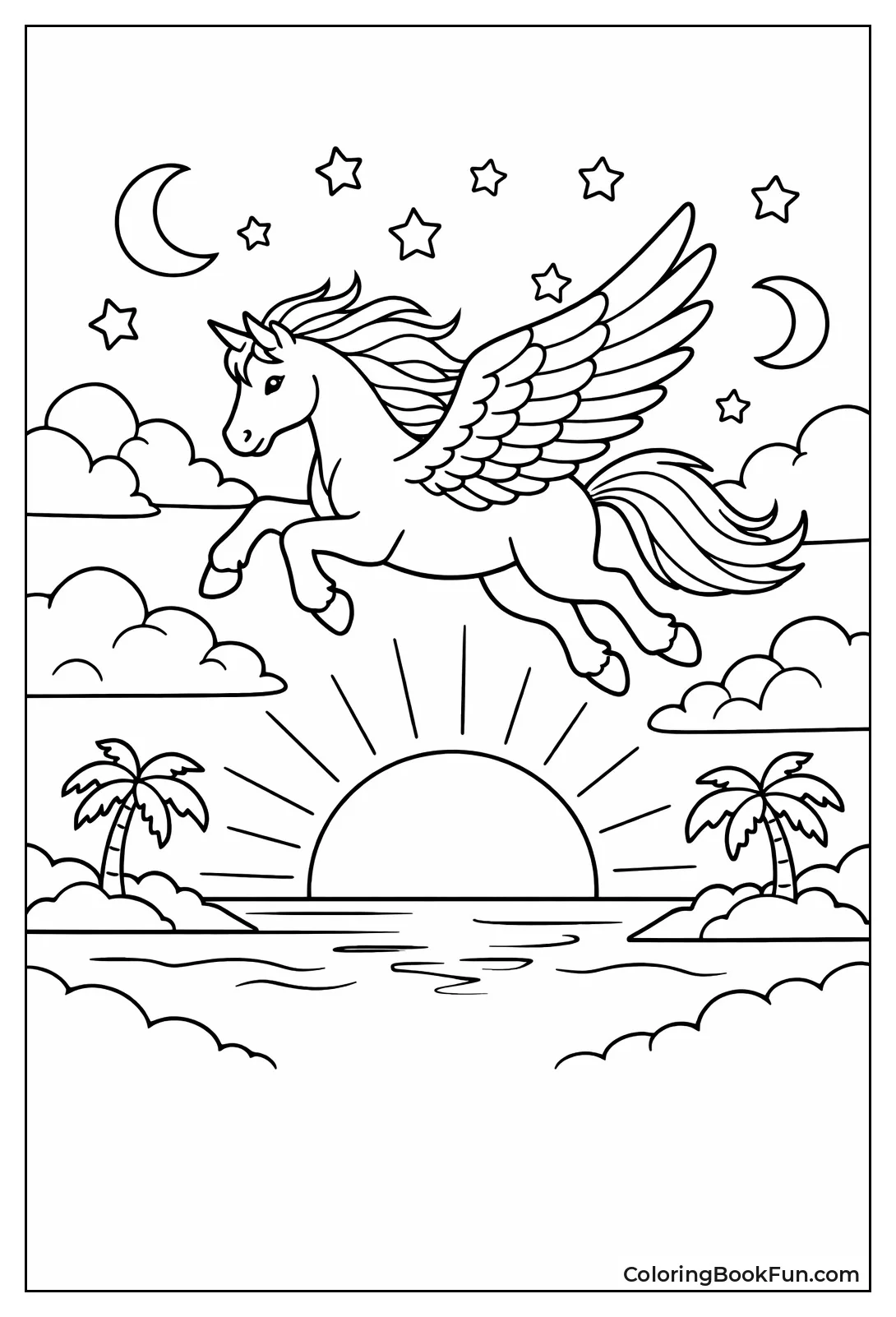 Pegasus Flight Sunset