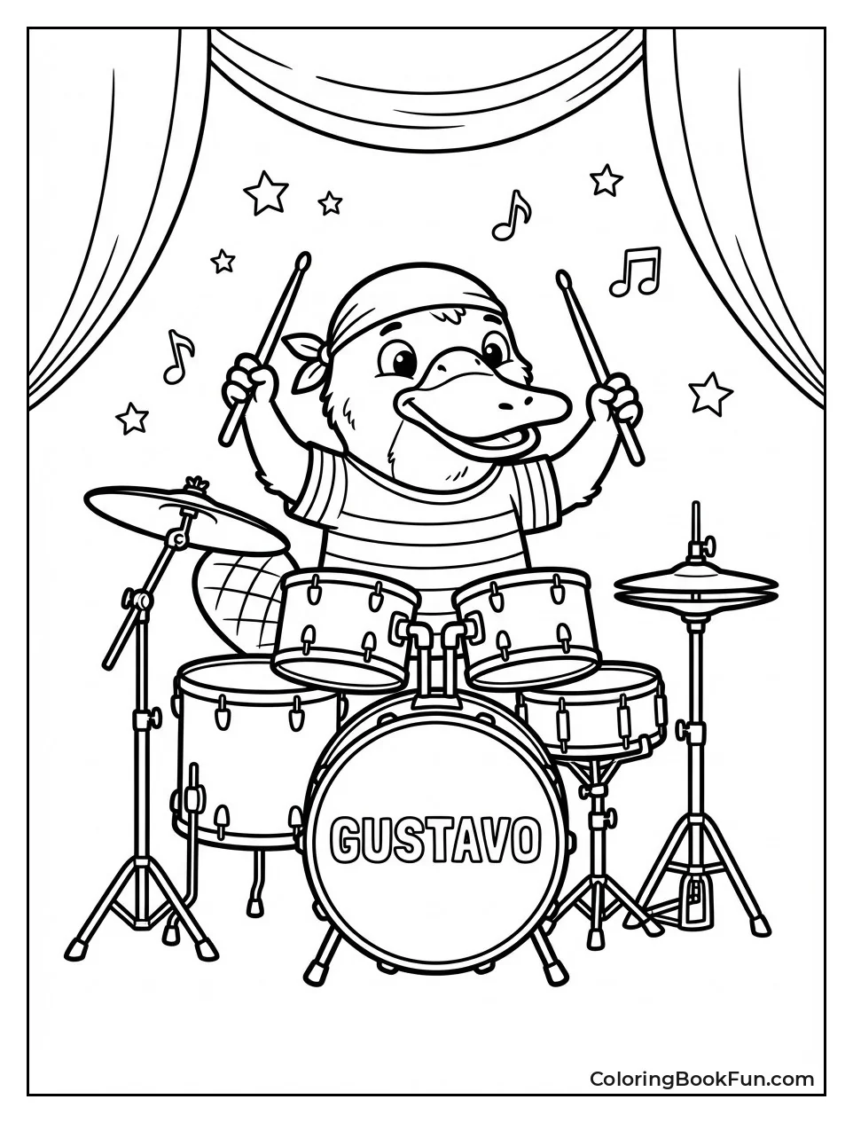 Gustavo Platypus Drumming