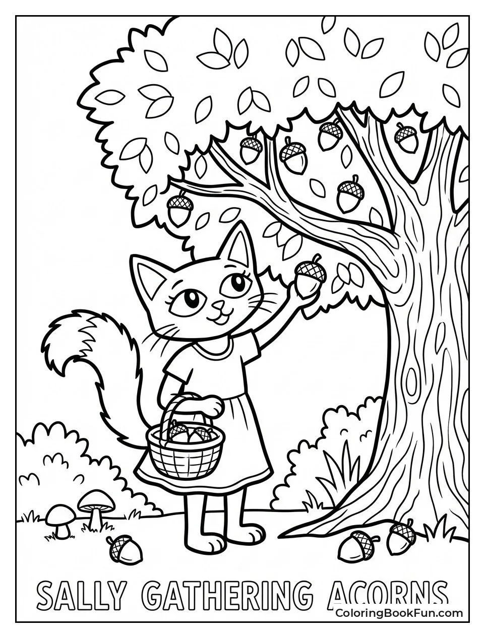 Sally Squirrel Acorn