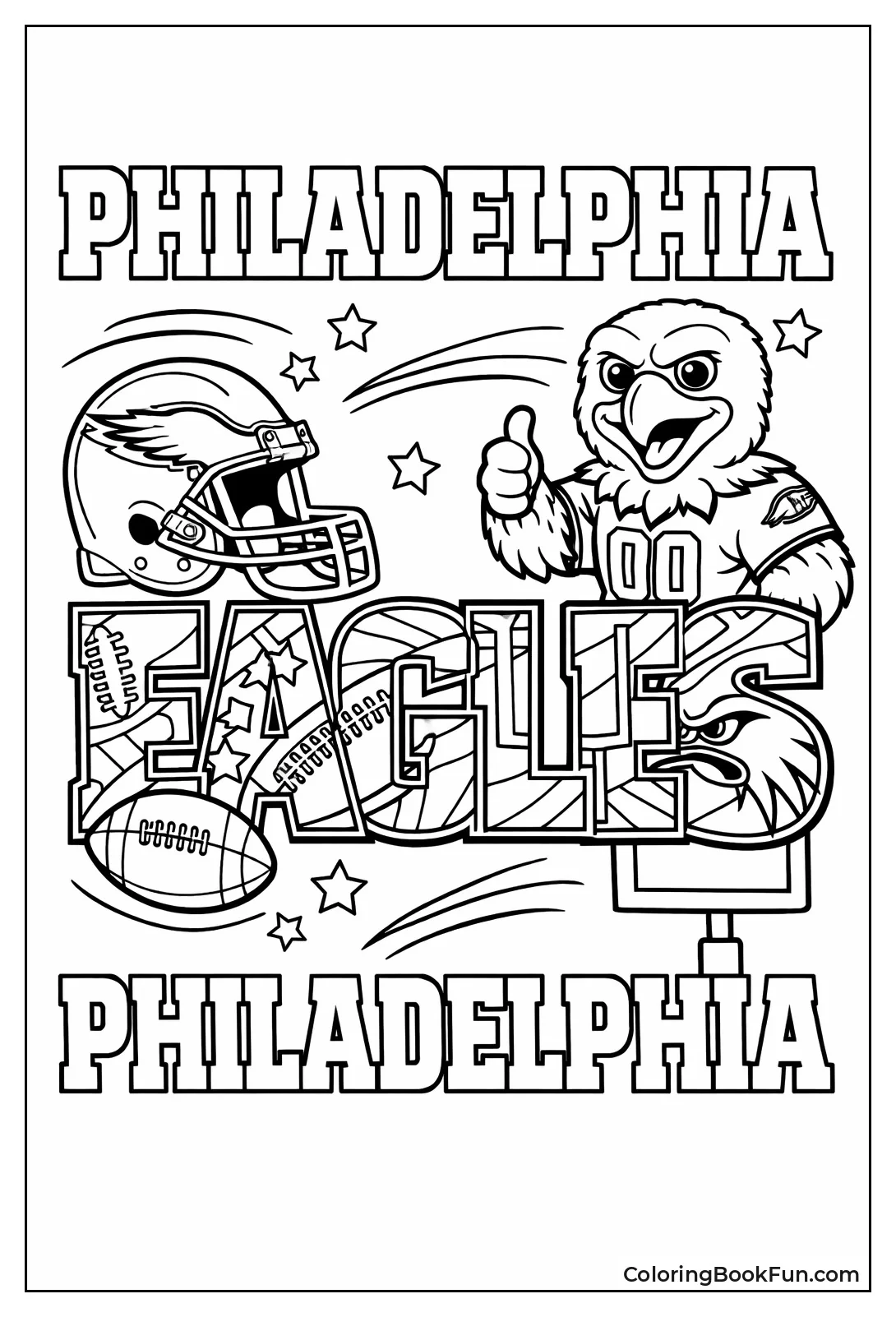 Eagles Wordmark Art