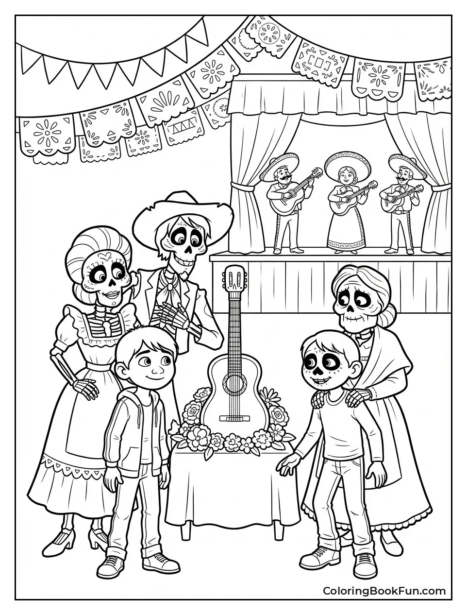 Pixar Coco Scenes