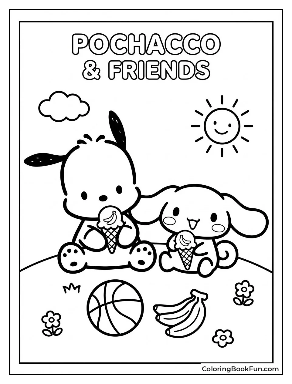 Pochacco and Cinnamoroll