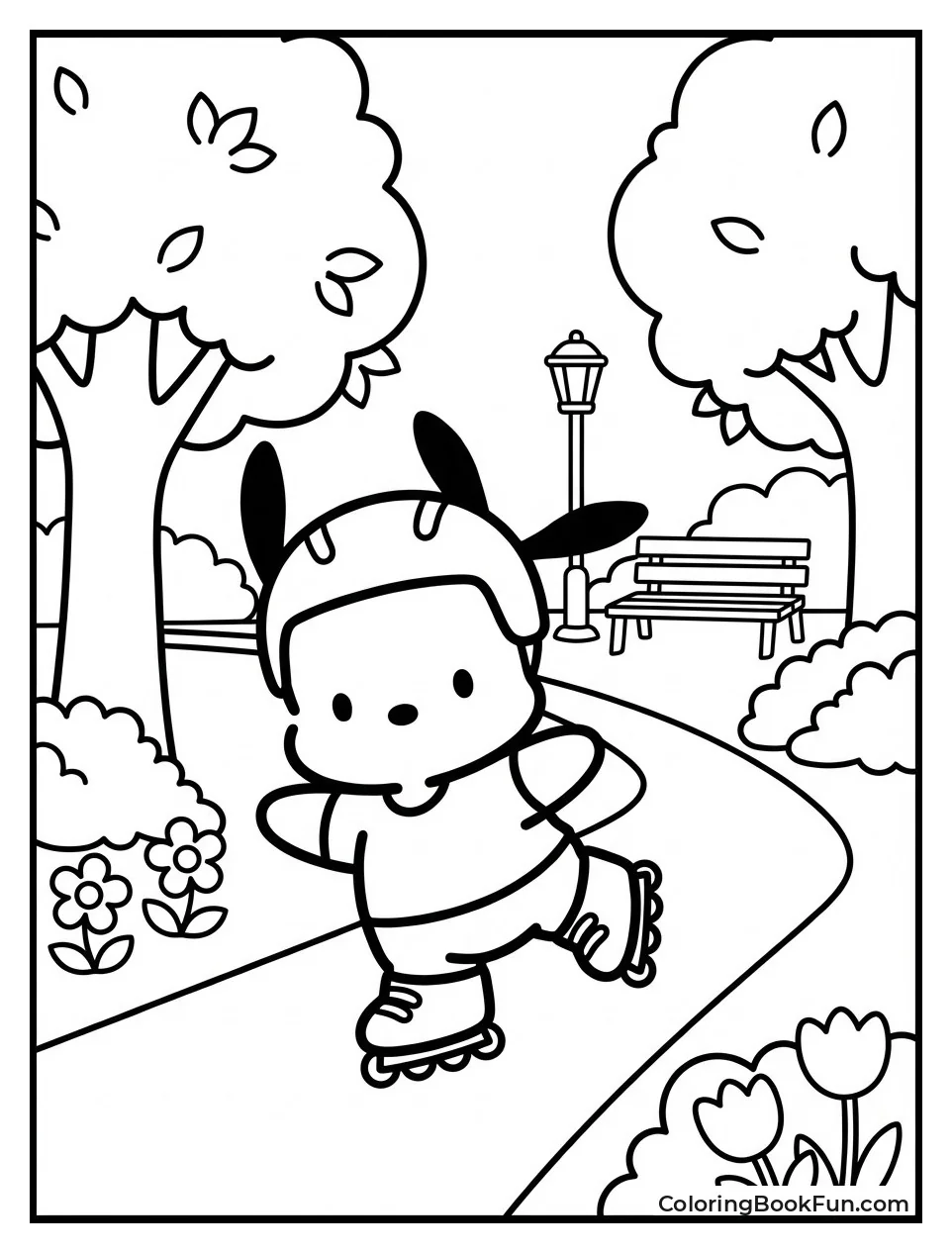 Rollerblading in the Park