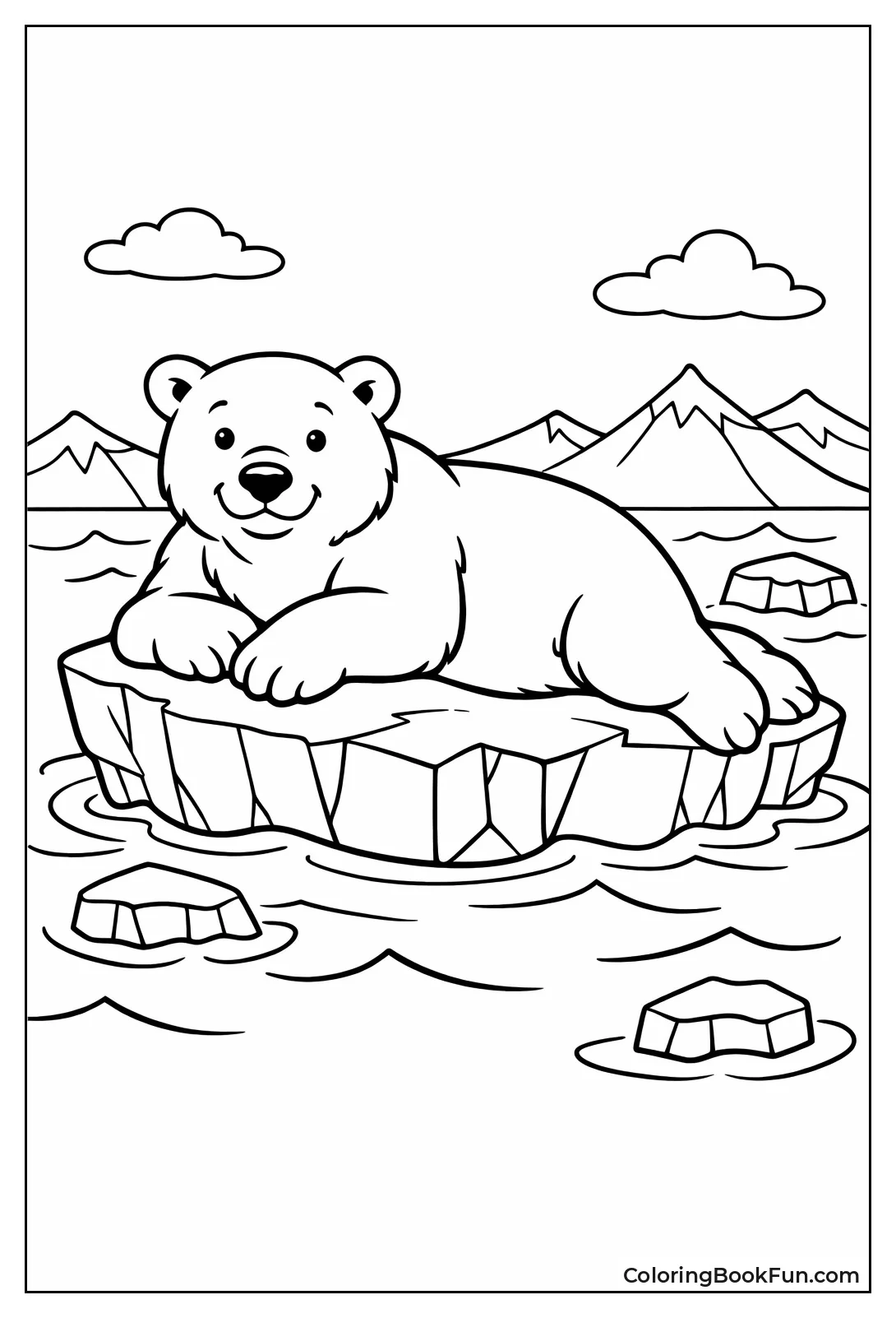 Iceberg Habitat Scene