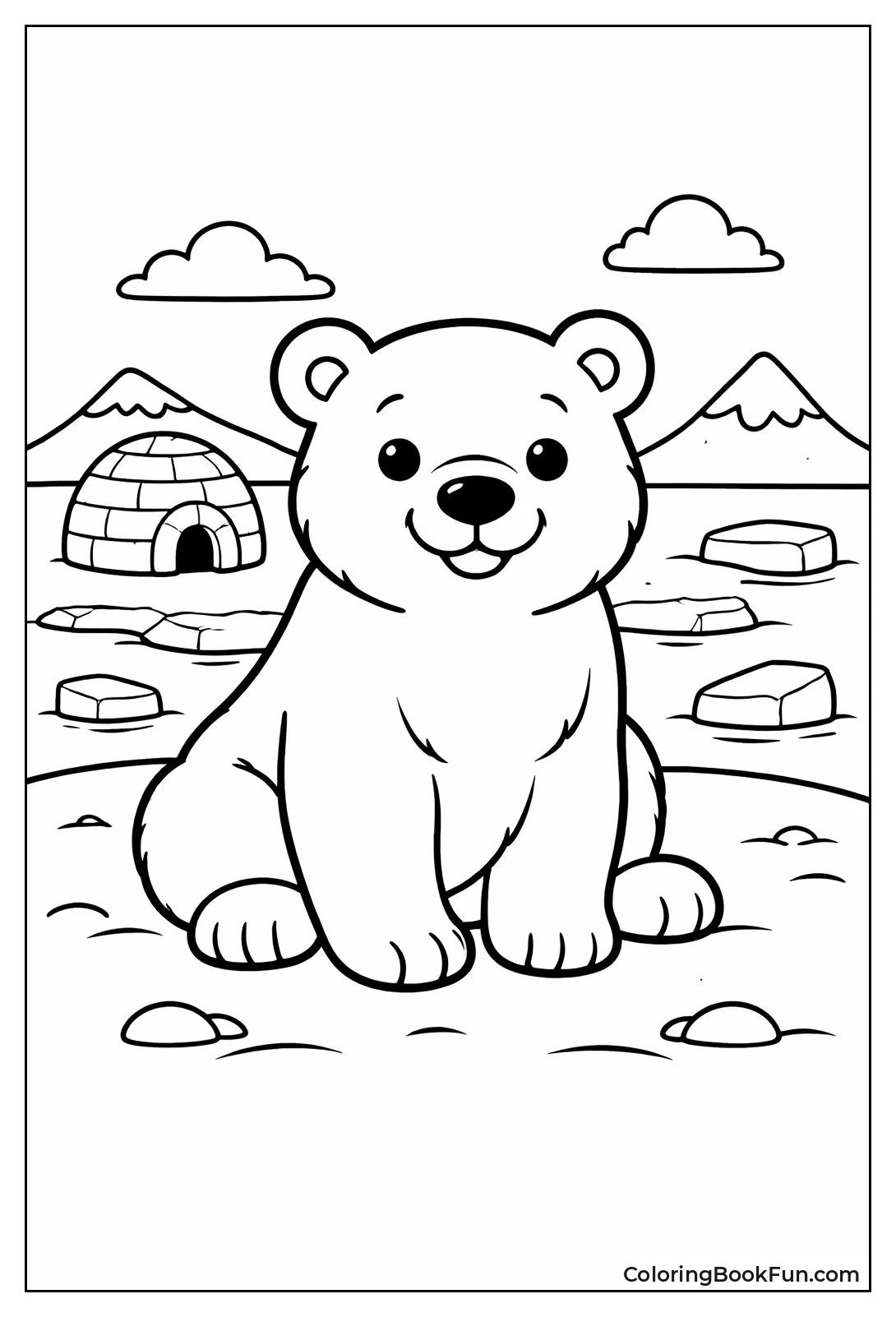 Simple Outline Toddler