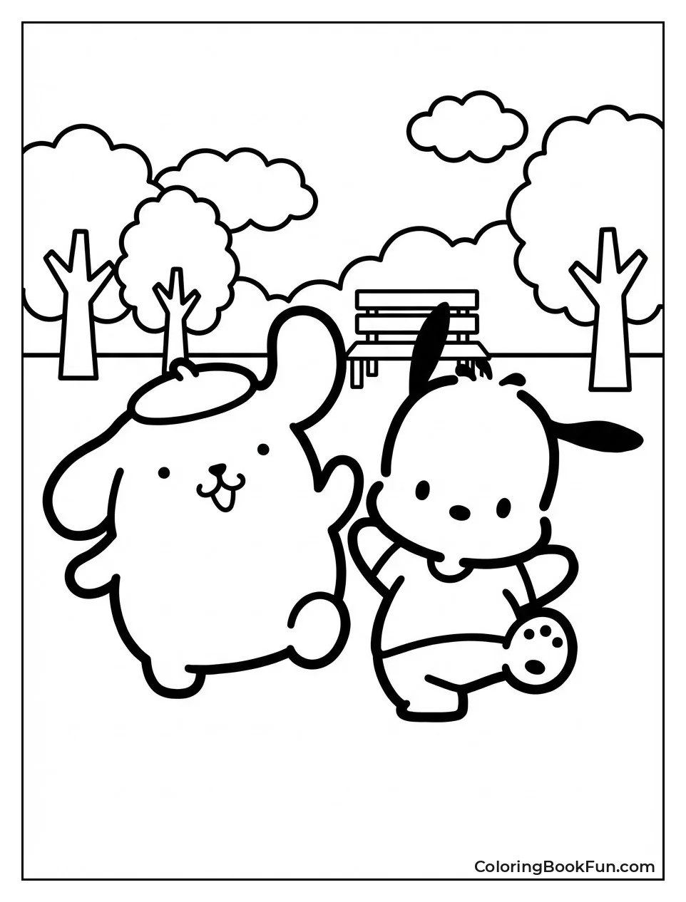 Pompompurin and Pochacco