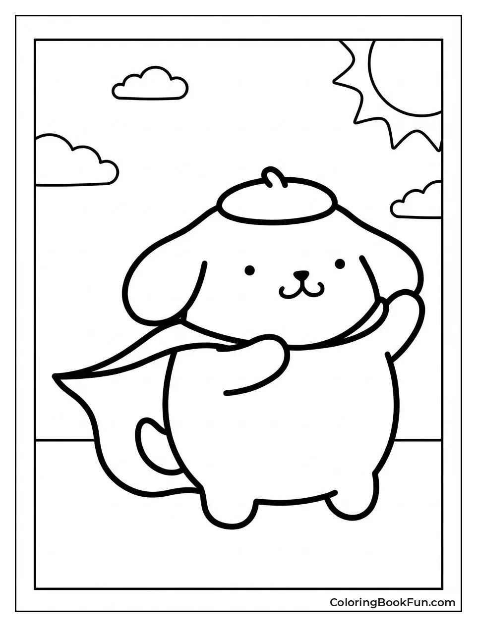 Purin the Superhero