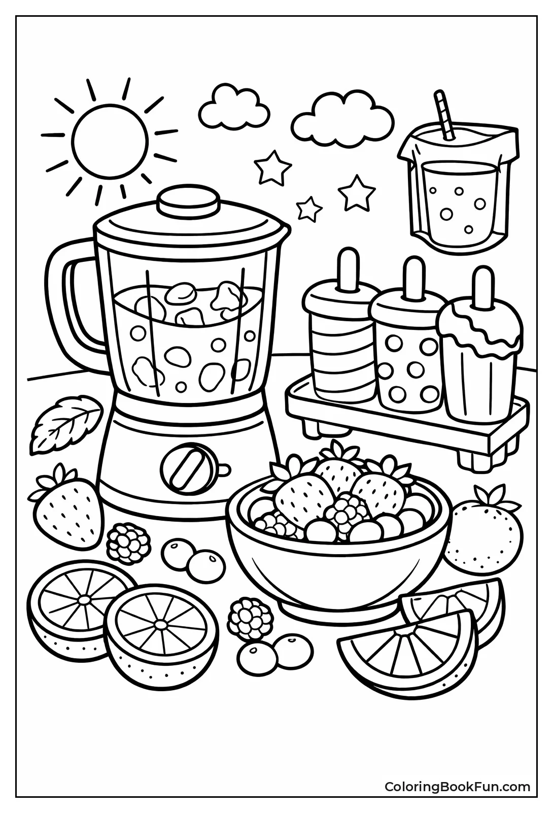 Blending Fruit Mixture