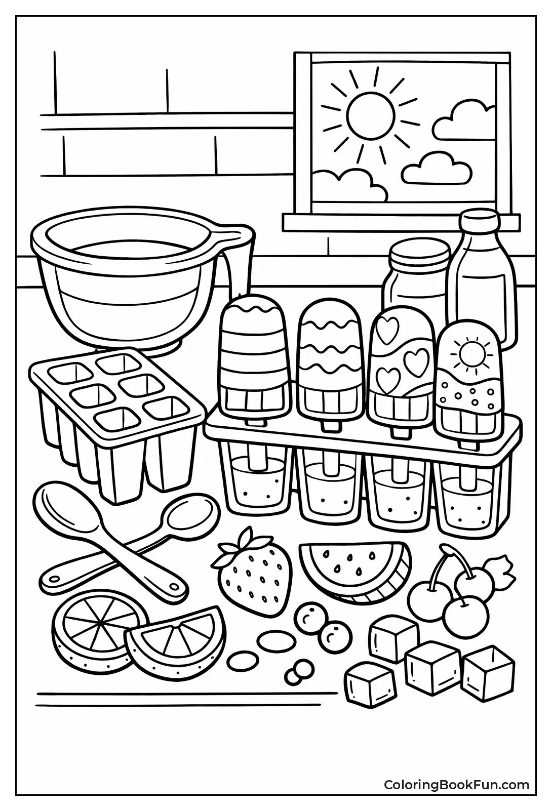 Kitchen Prep Counter