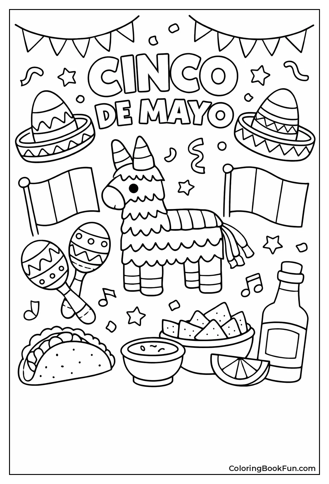 Preschool Cinco de Mayo Scenes