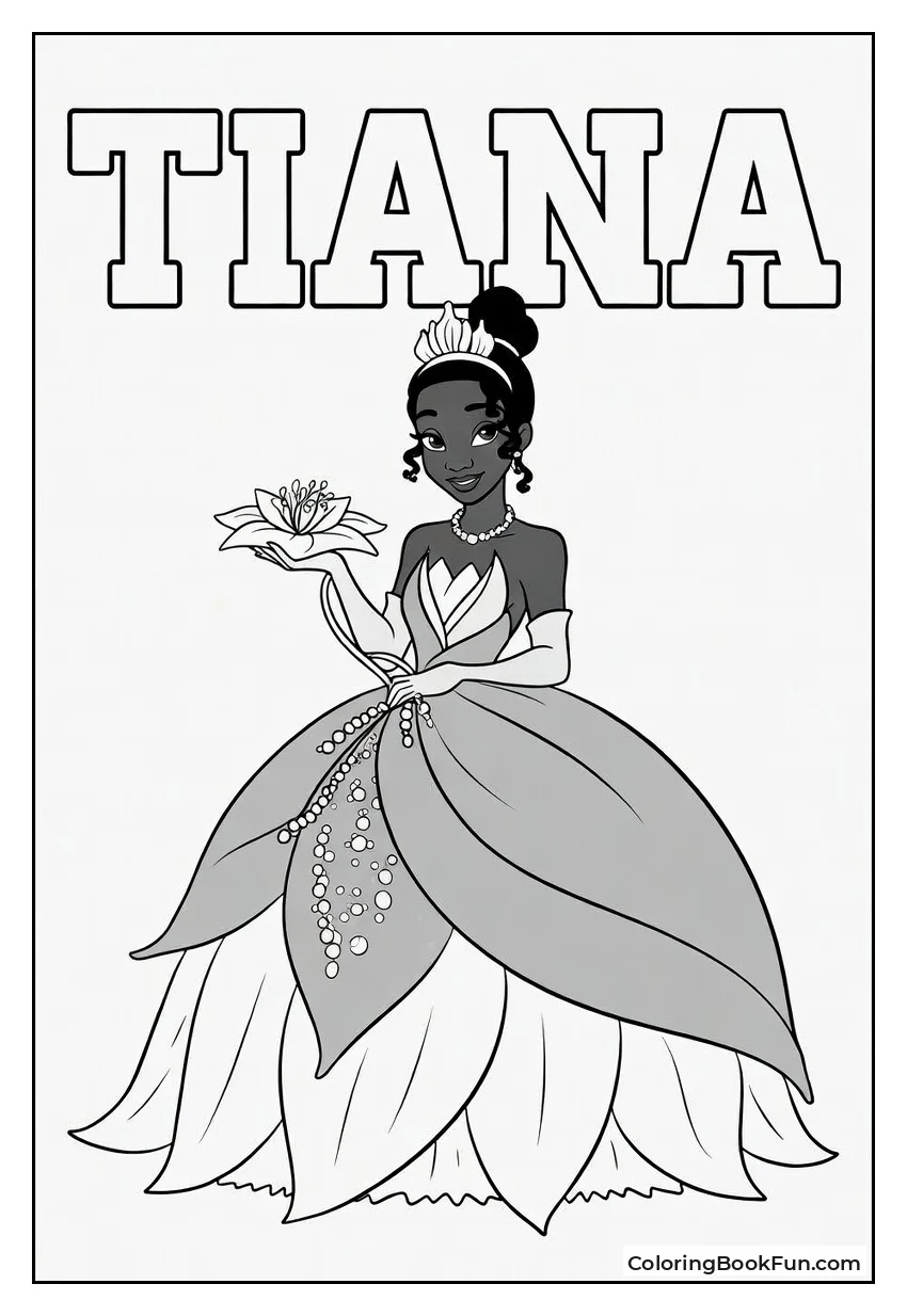 Princess Tiana Gown