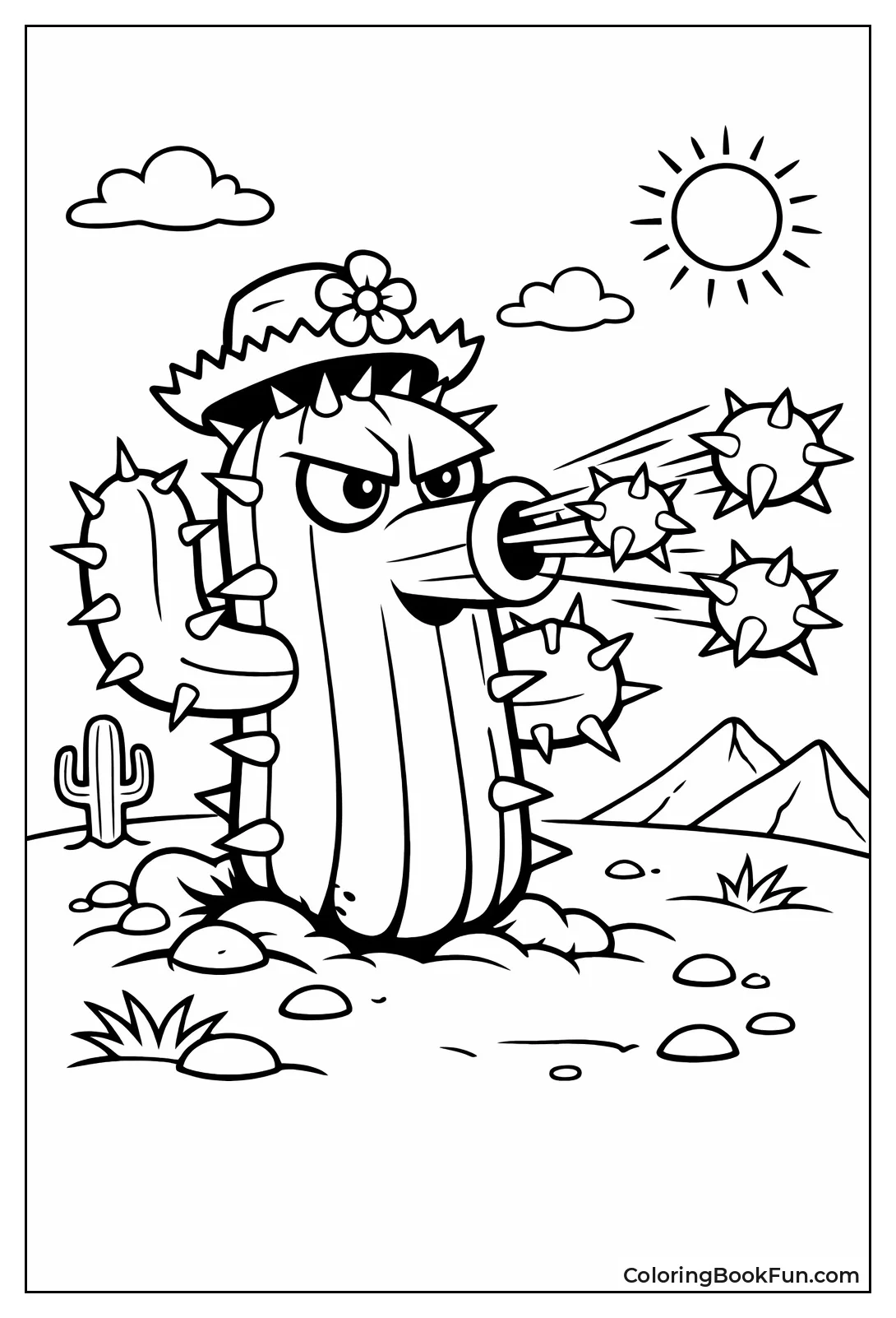 PvZ Cactus Character