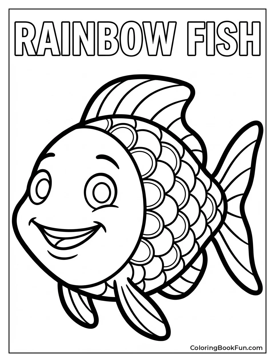 Rainbow Fish Portrait