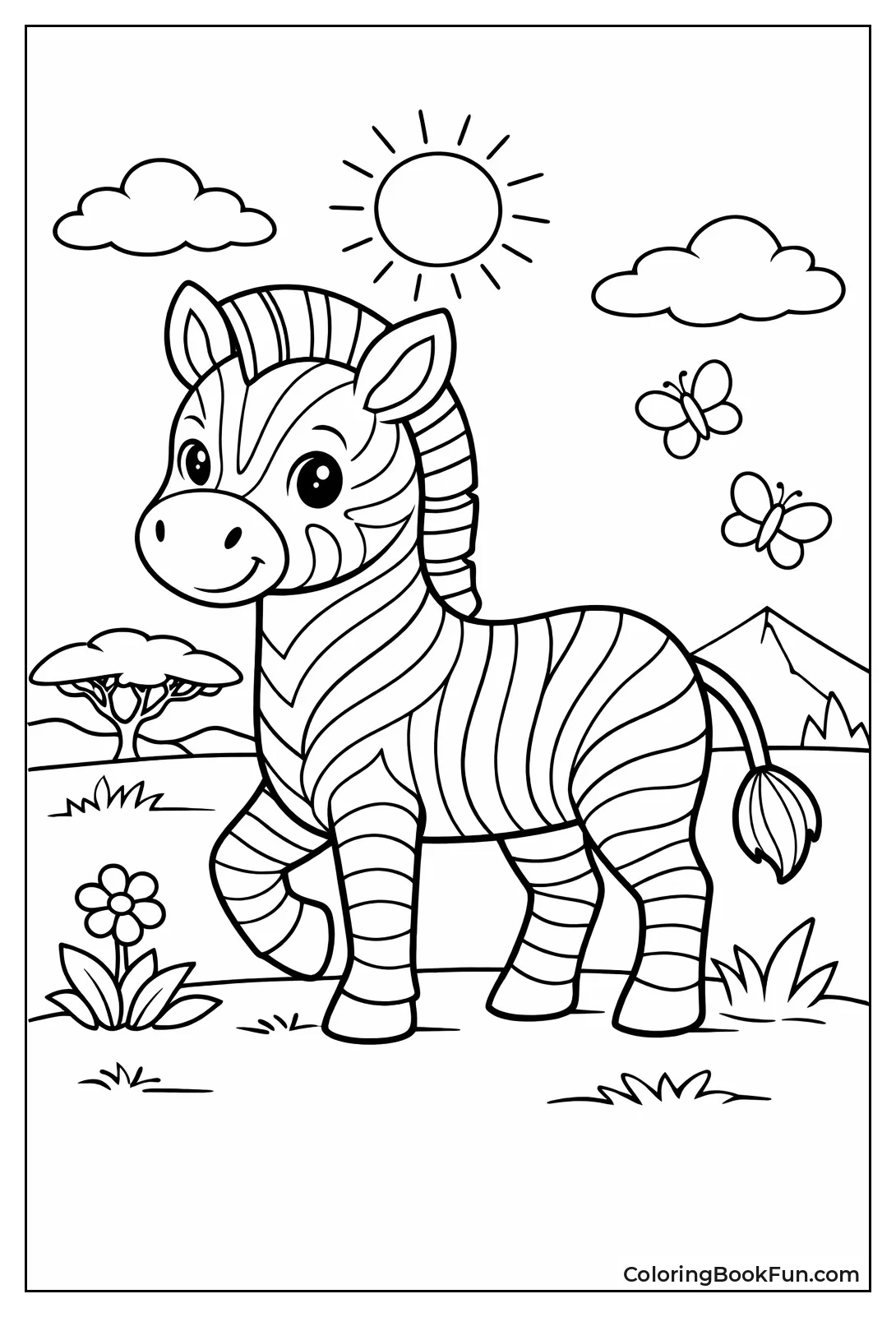 Rainbow Zebra