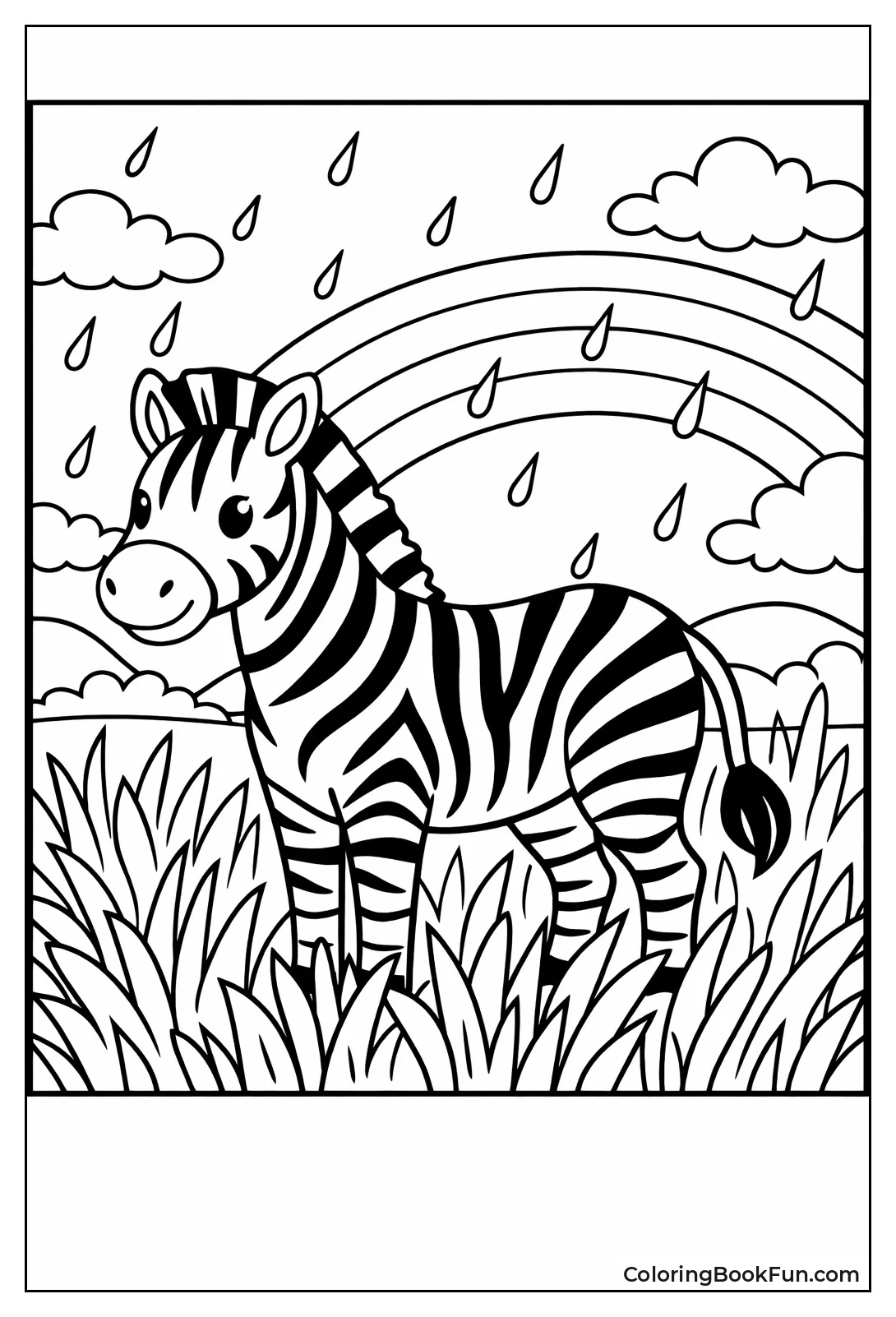 Rainy Season Zebra