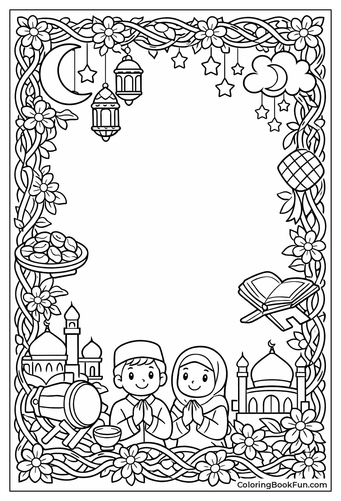 Arabesque Floral Border