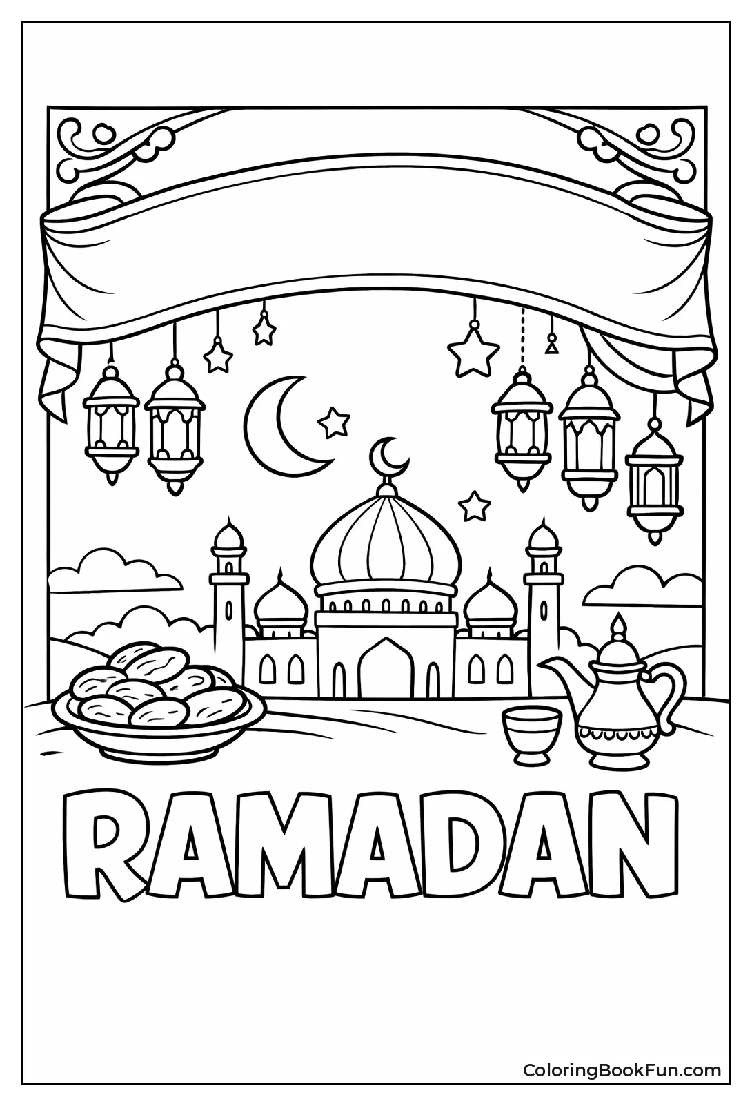 Ramadan Banner Ornate