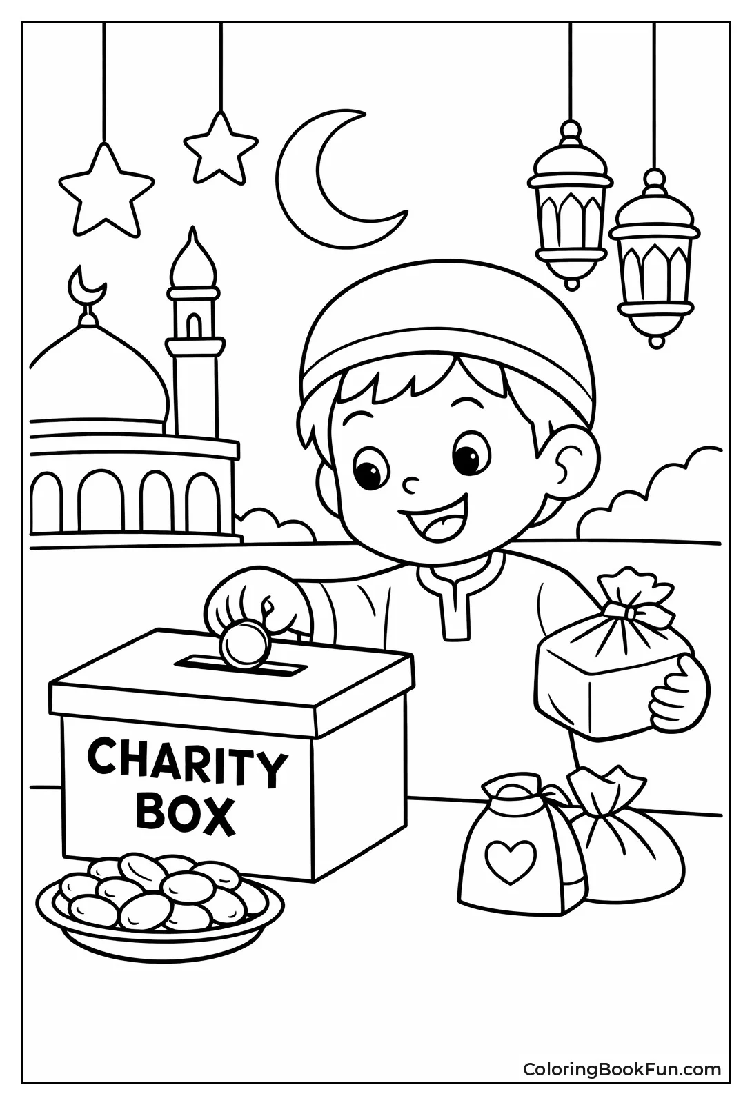 Child Giving Zakat